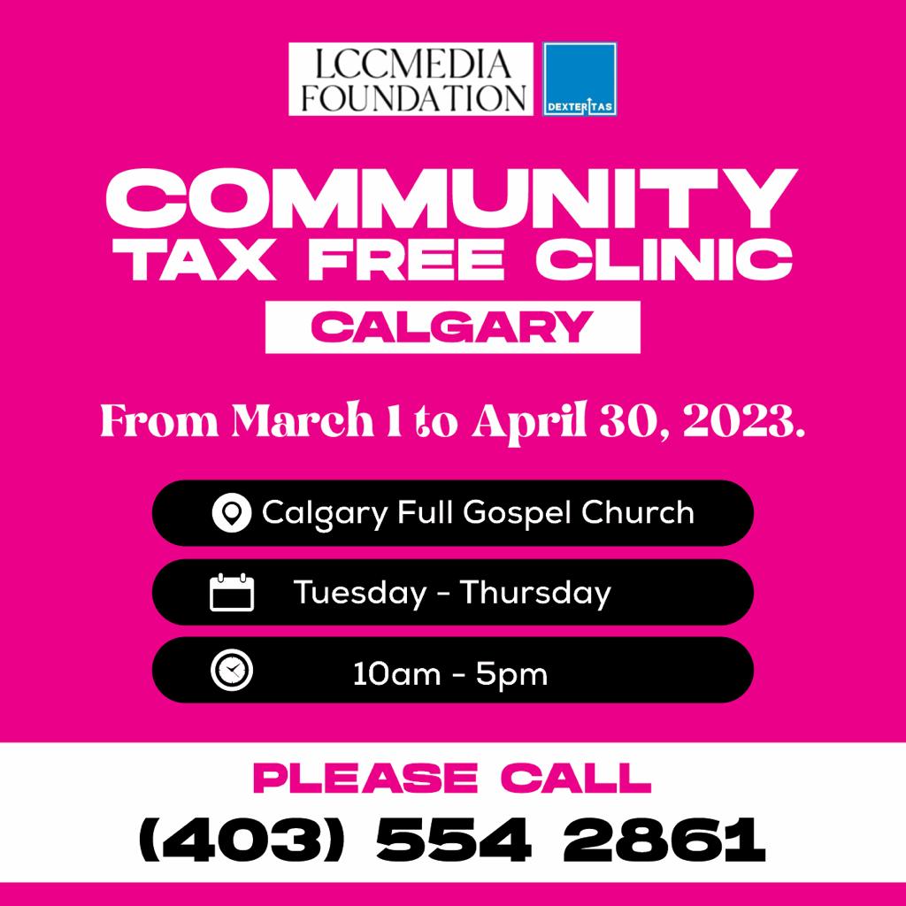 Community Tax Free Clinic opens in Calgary