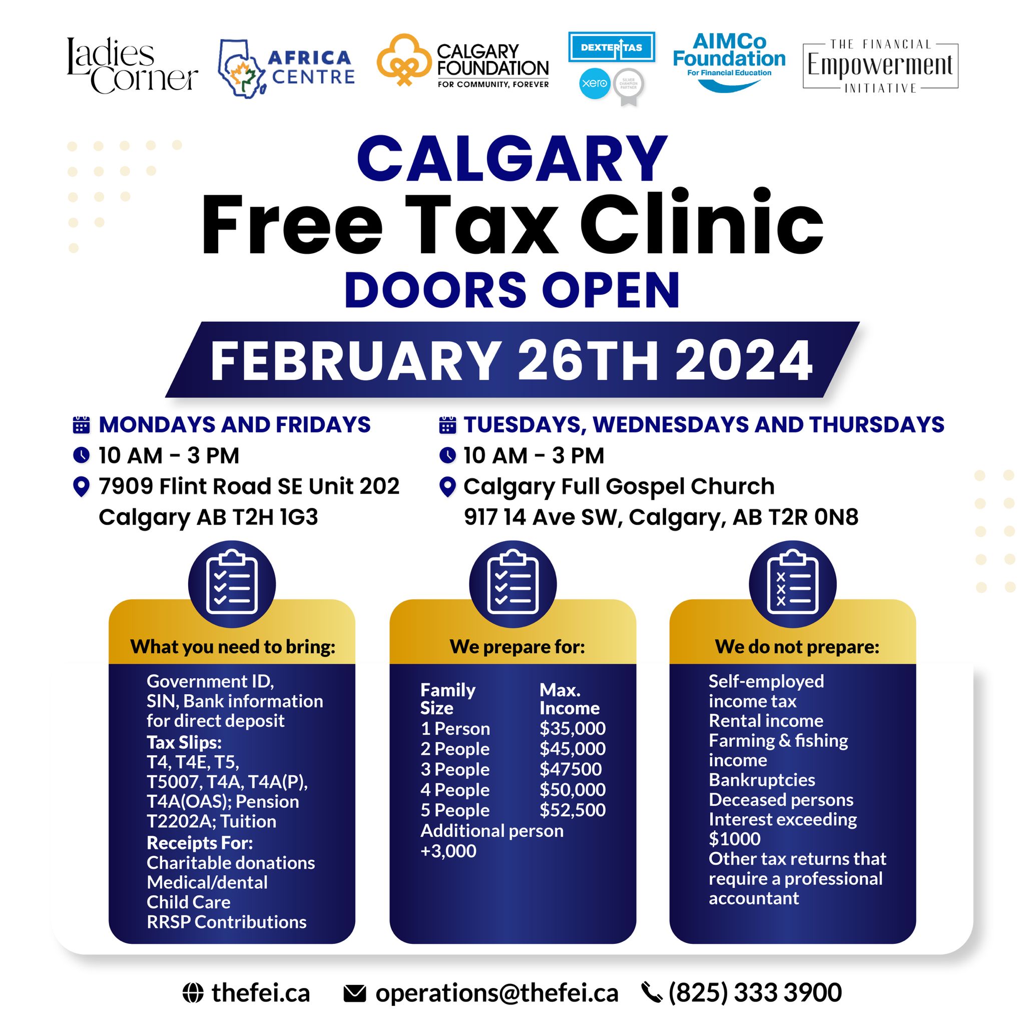 Calgary Free Tax Clinic